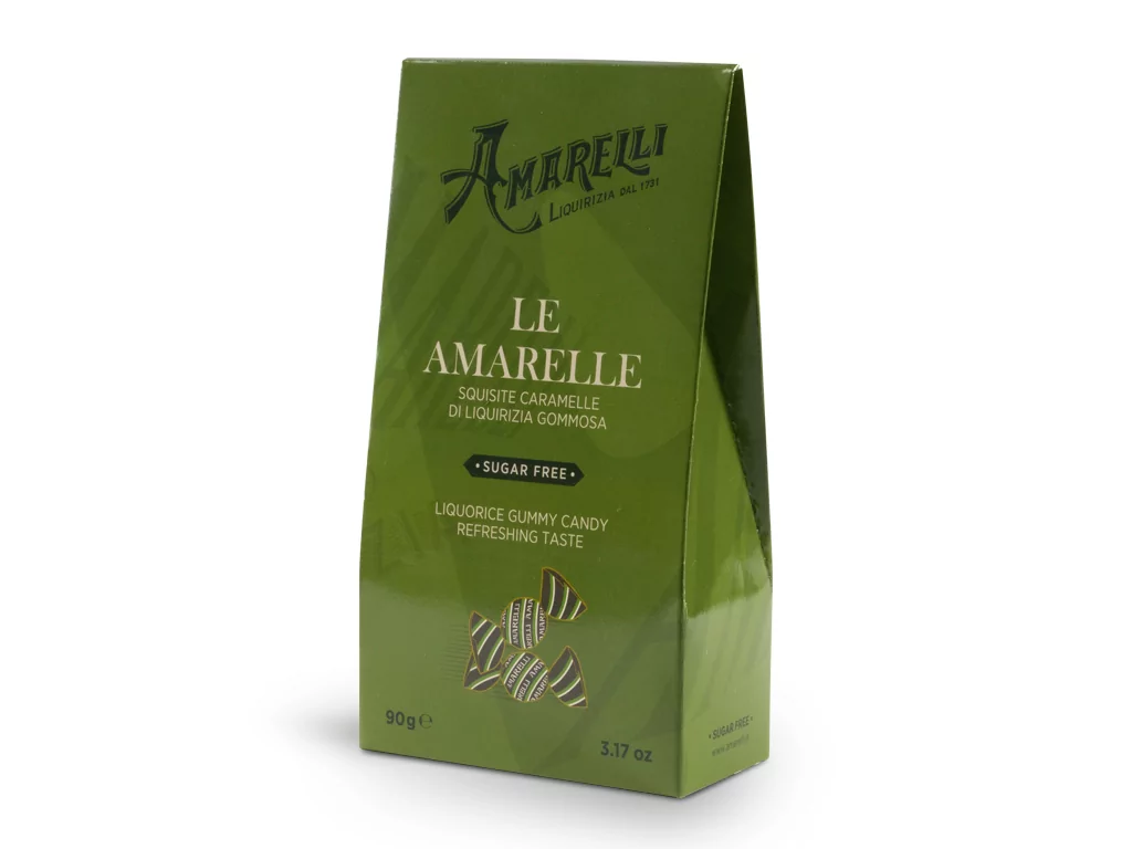 Amarelli - Amarelle Liquirizia Gommose Senza Zucchero - Želatínové cukríky bez cukru 90g
