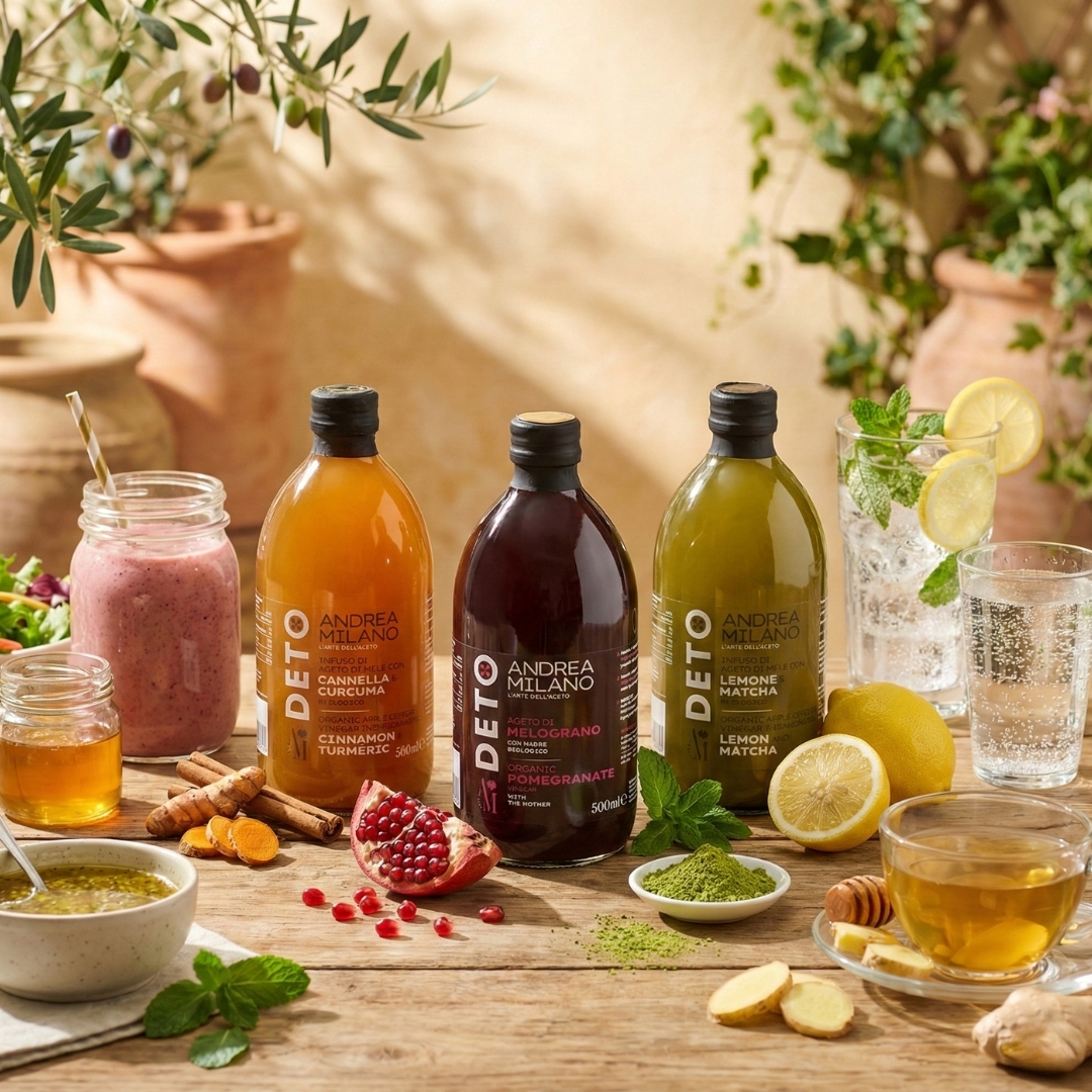 Make better day – zvýhodnený set 3 organických octov DETO Andrea Milano