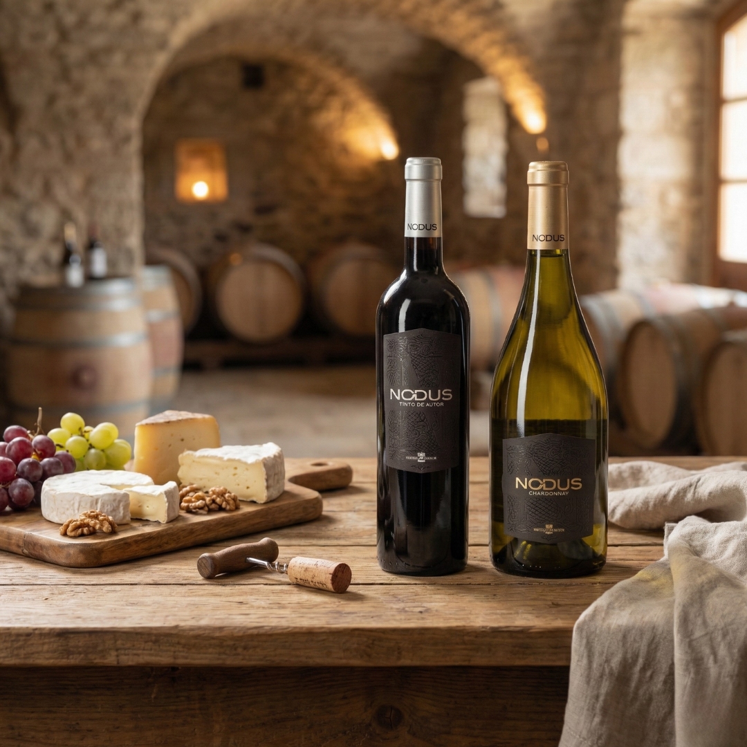 Španělská první liga – set 2 prémiových vín Bodegas Nodus (Chardonnay & Tinto de Autor)