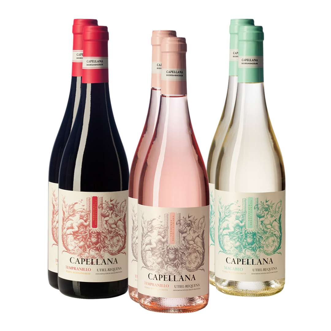 Capellana Selection – Kolekcia 6 vín: Blanco · Rosado · Tinto