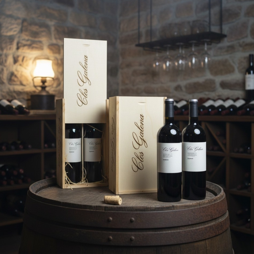 Clos Galena Clos Galena Priorat dárkové balení v luxusním dřevěném boxu - 2 láhve