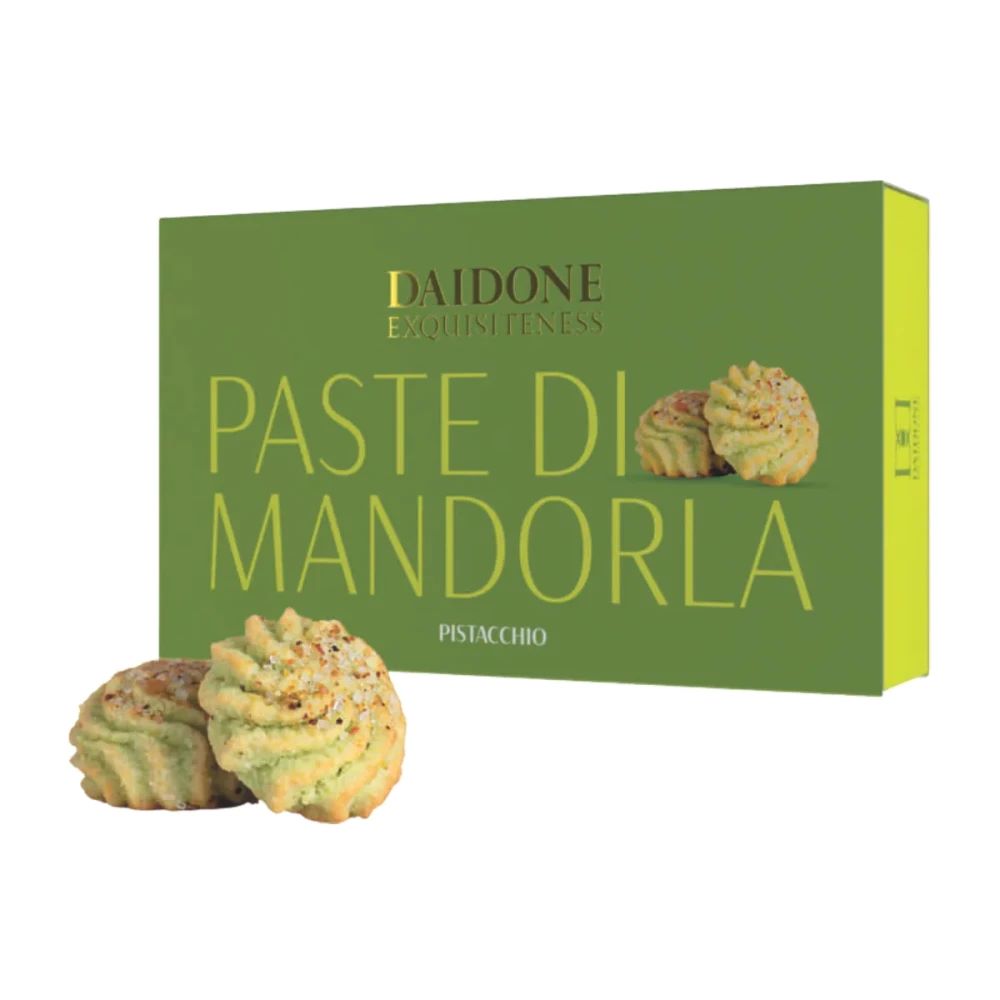 Daidone - Sicilské Paste di Mandorla s pistáciemi v dárkovém balení 120g