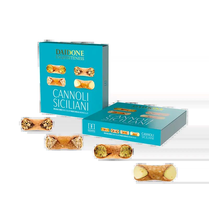 Daidone - Sicilské trubičky Cannoli Siciliani v dárkovém balení mix 240g