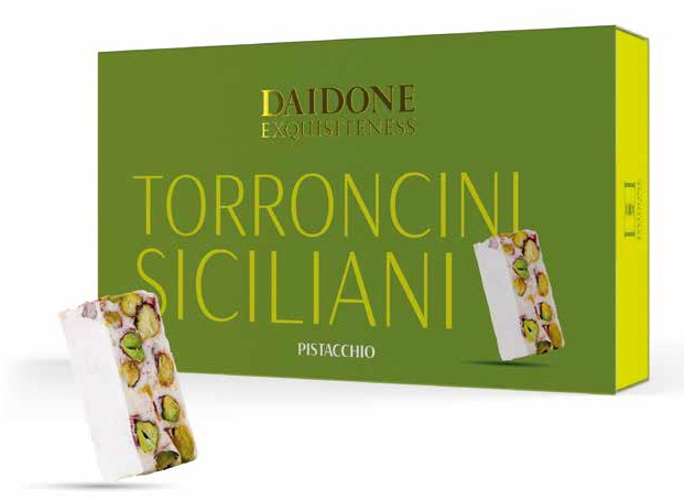 Daidone - Torroncini siciliani Mandorla - Sicilské pistáciové nugátky 100g