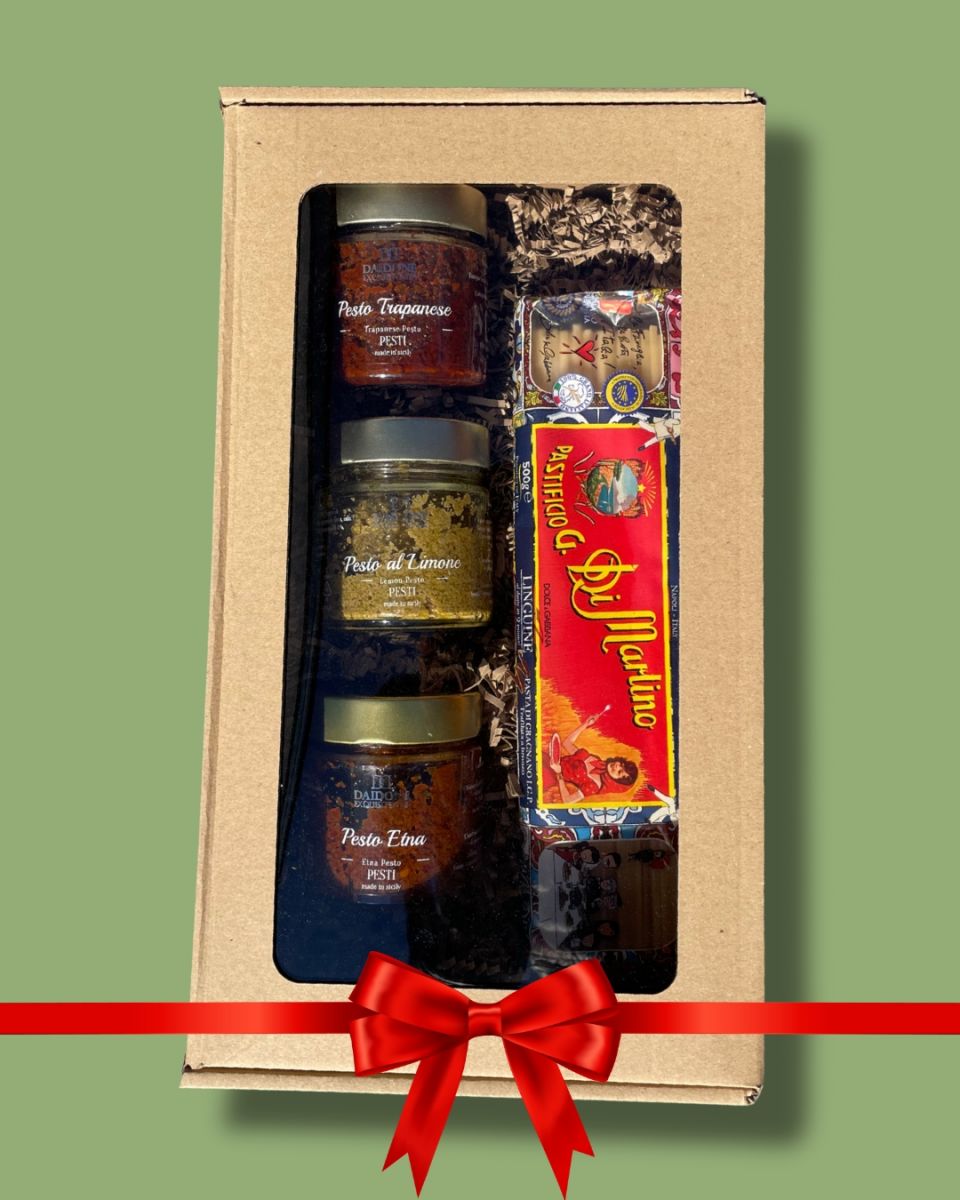 Darčekový balíček Farebné trio pest – Gurmánsky set s linguine