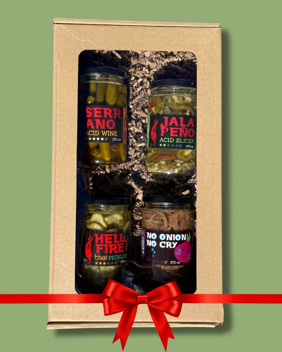 Darčekový balíček Ohnivý Balkán – Gurmánsky set nakladanej zeleniny