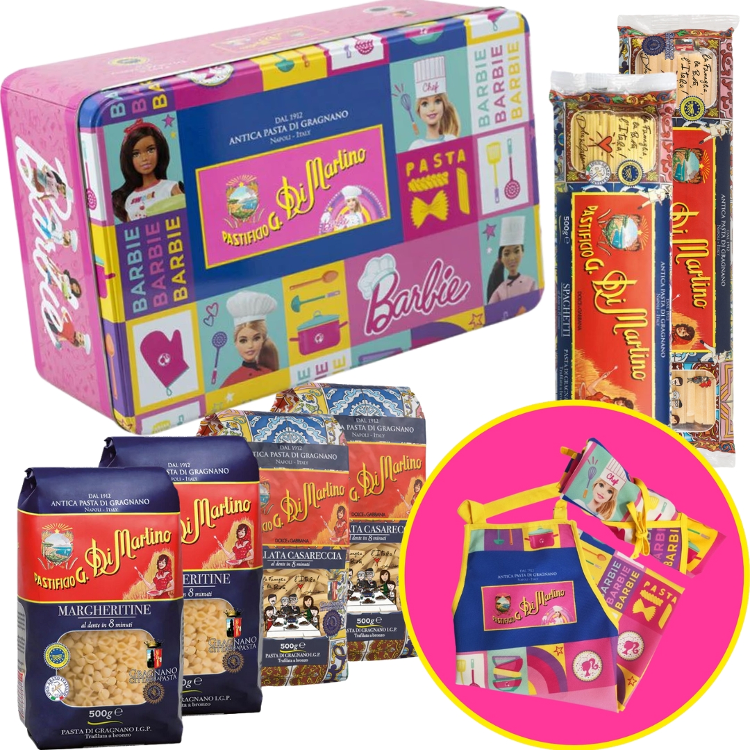 Pastificio Di Martino - Darčekové balenie Barbie box s zásterou pre mamu a dcéru
