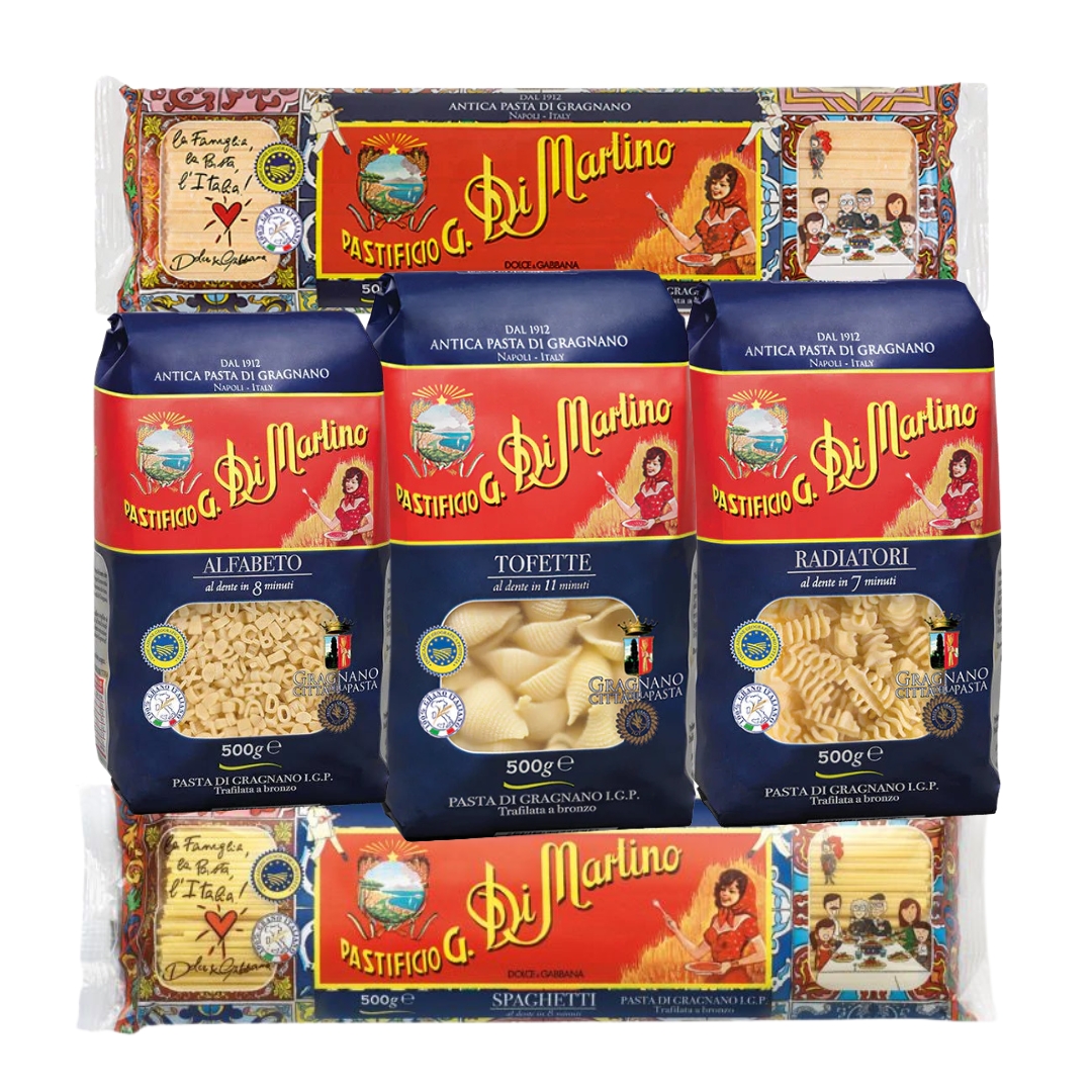 Pastificio Di Martino - zvýhodnený cestovinový MIX 5ks ( 2,5 kg )