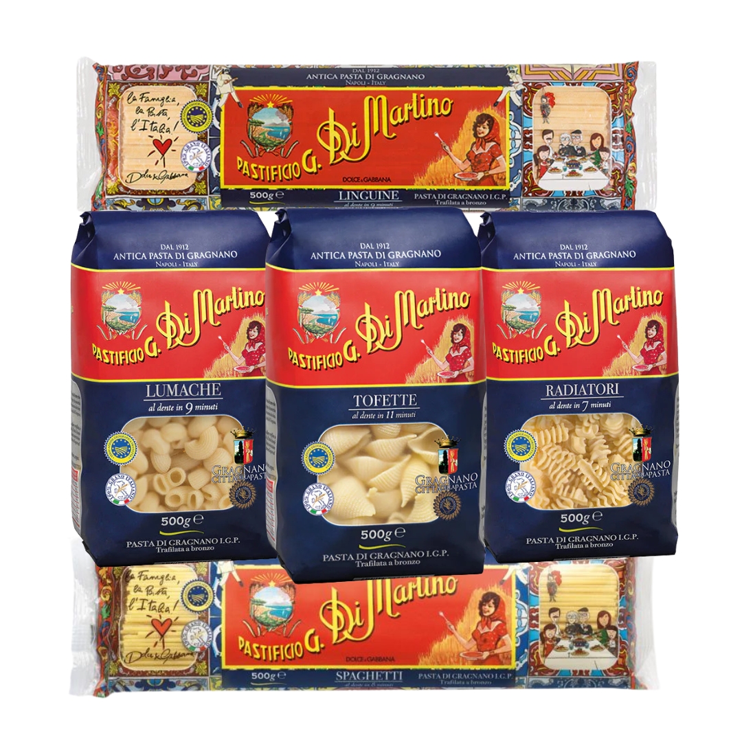 Pastificio Di Martino - zvýhodnený cestovinový MIX 5ks ( 2,5 kg )