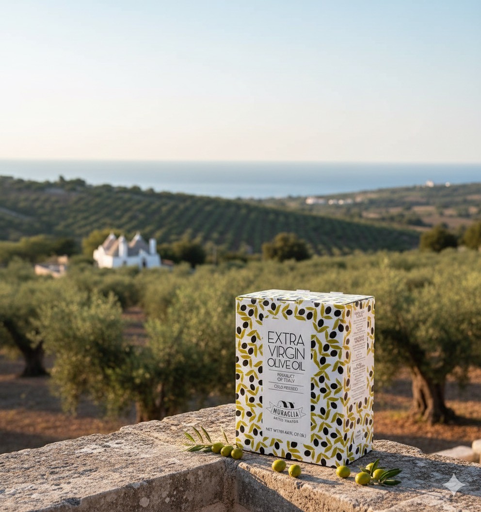 Frantoio Muraglia Olivový olej 3-litrové balení BAG IN BOX - Intense Fruity