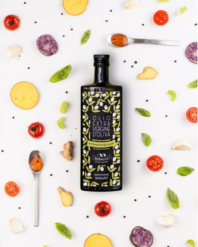 Frantoio Muraglia Olivový olej v exkluzívnom sklenenom balení 500ml - Intenzívne ovocný