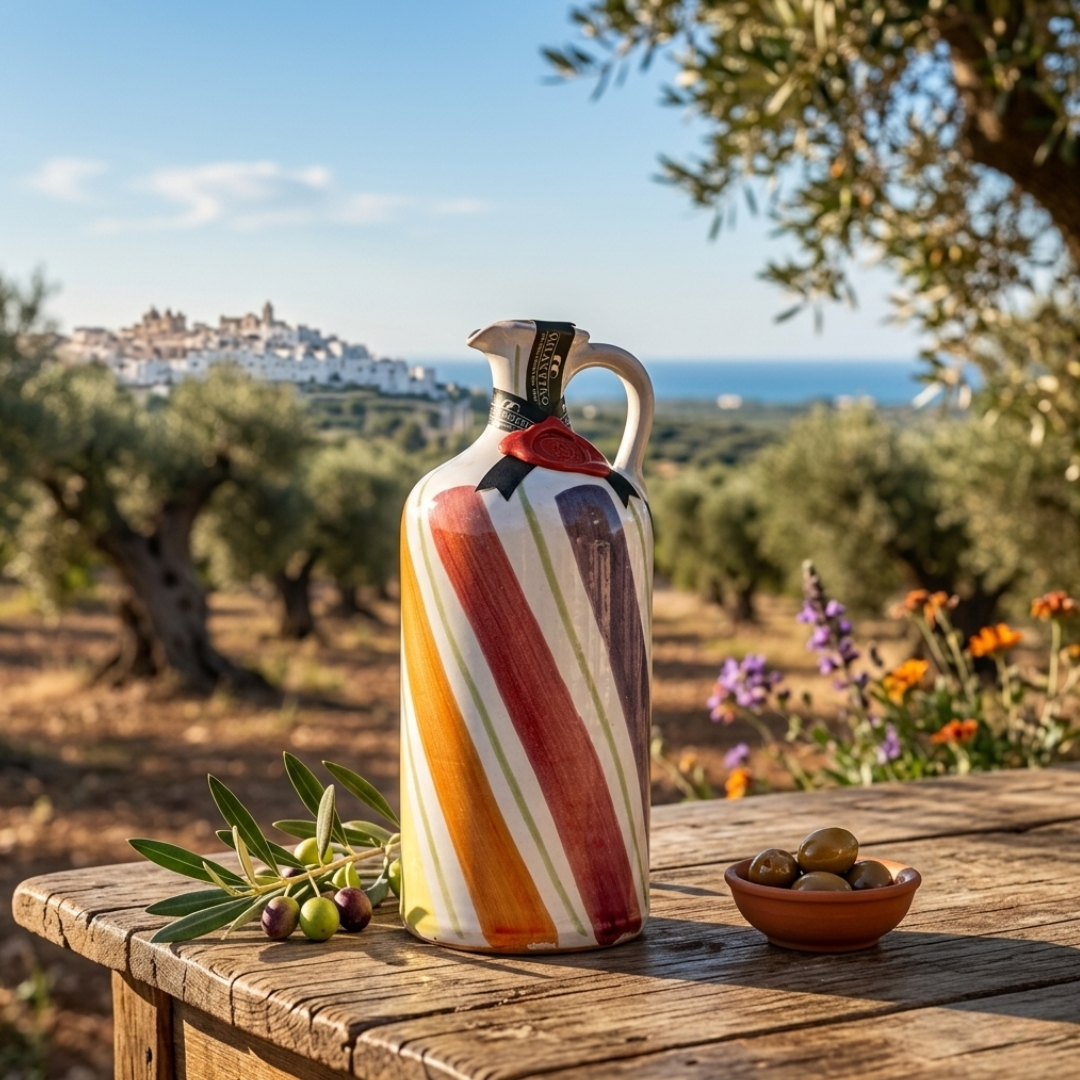 Galantino - Extra panenský olivový olej v keramickom balení - Dúha