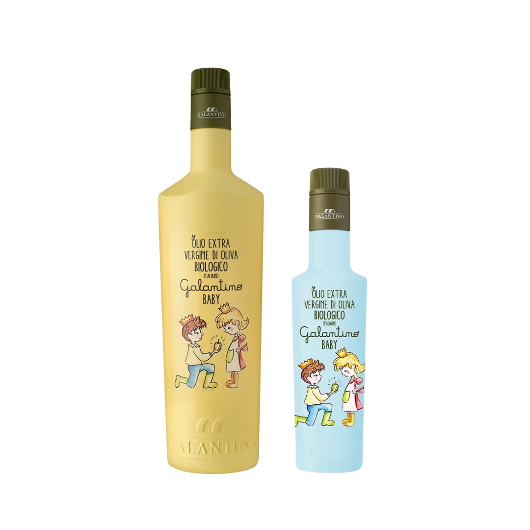 Galantino - Extra panenský olivový olej Bio BABY modrý 250ml + Baby 750ml
