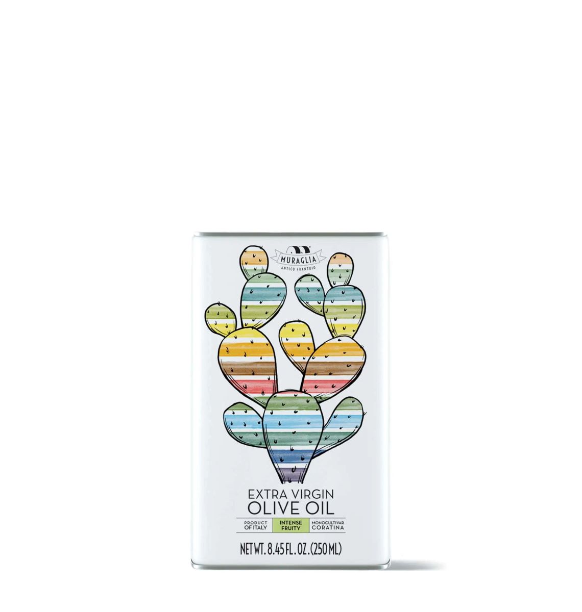 Frantoio Muraglia Olivový extra panenský olej 0,25-litrové balenie s motívom Kaktus (plechovka Intense Fruity)